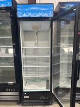 Single Door Glass Cooler - CES Brand - 14 CU. FT.