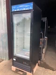 Single Door Glass Cooler - CES Brand - 14 CU. FT.