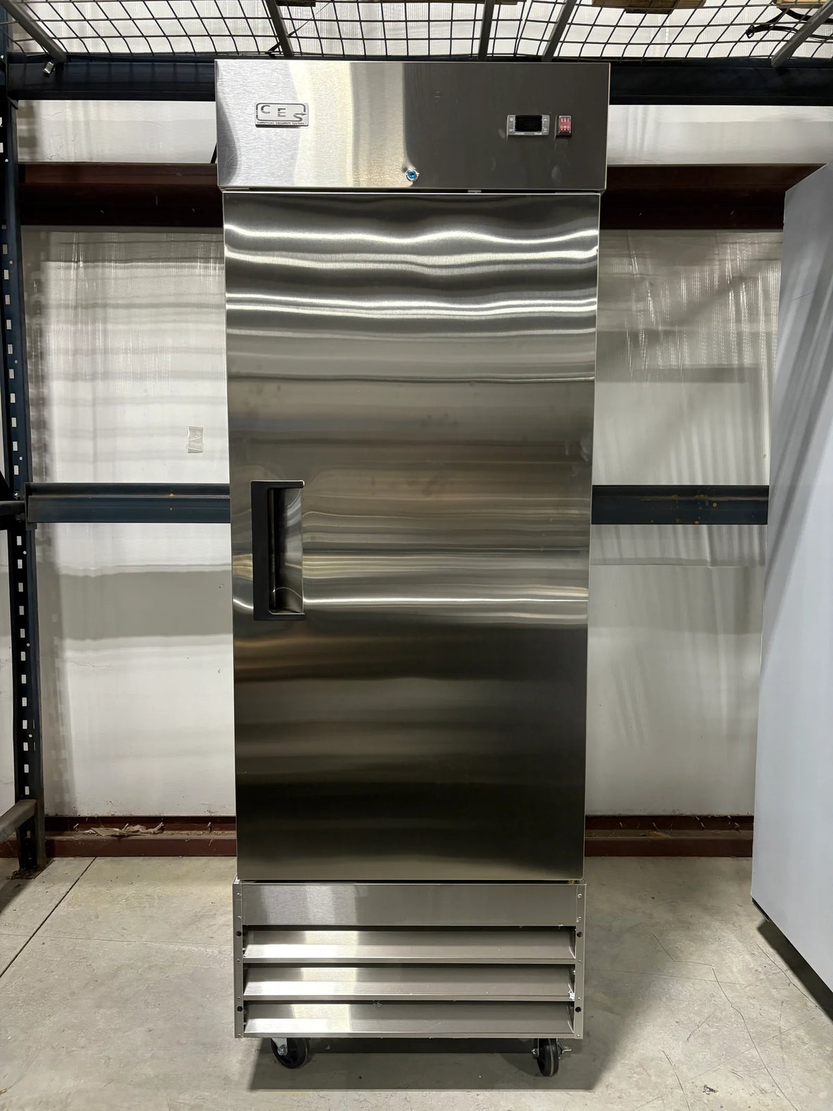 CES Single Door Stainless Steel Cooler - 23 Cu. Ft.