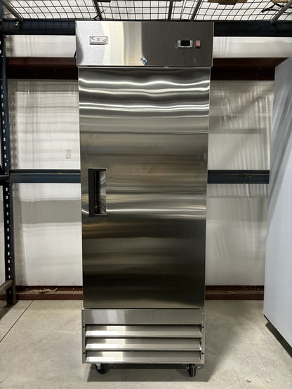 CES Single Door Stainless Freezer - 23 Cu. Ft.