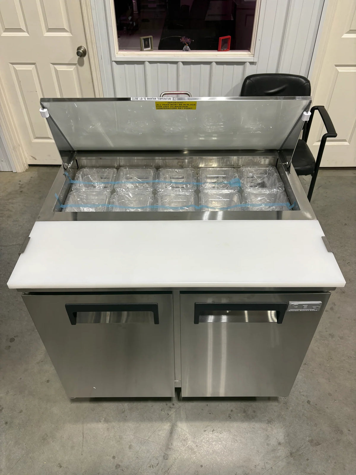 CES 36" Refrigerated Prep Station