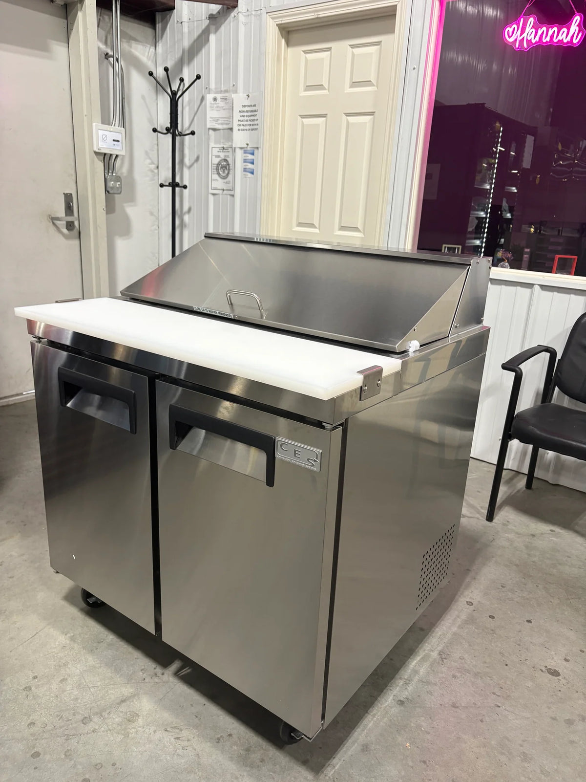 CES 36" Refrigerated Prep Station