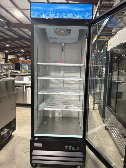 CES Single Door Glass Freezer - 23 Cu. Ft.